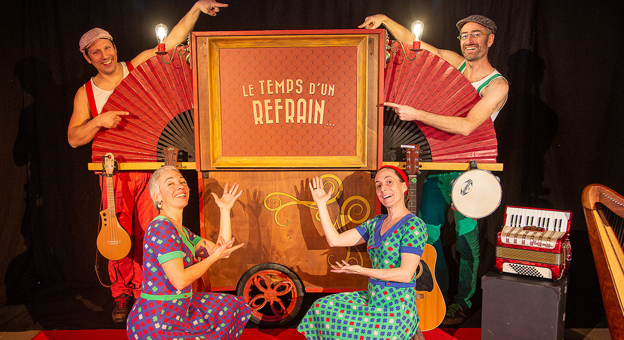 Spectacle musical pour personnes agées Le temps d'un refrain